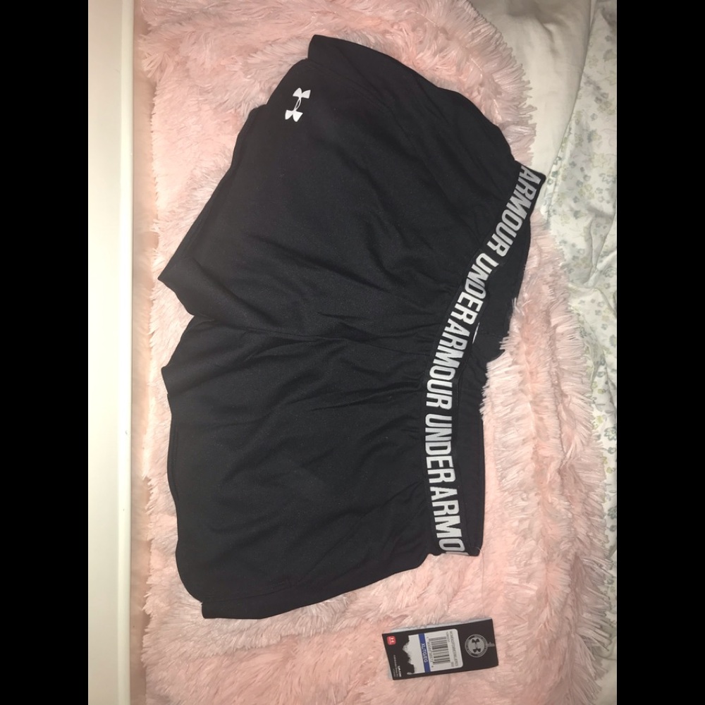 Under Amour Black Running Shorts